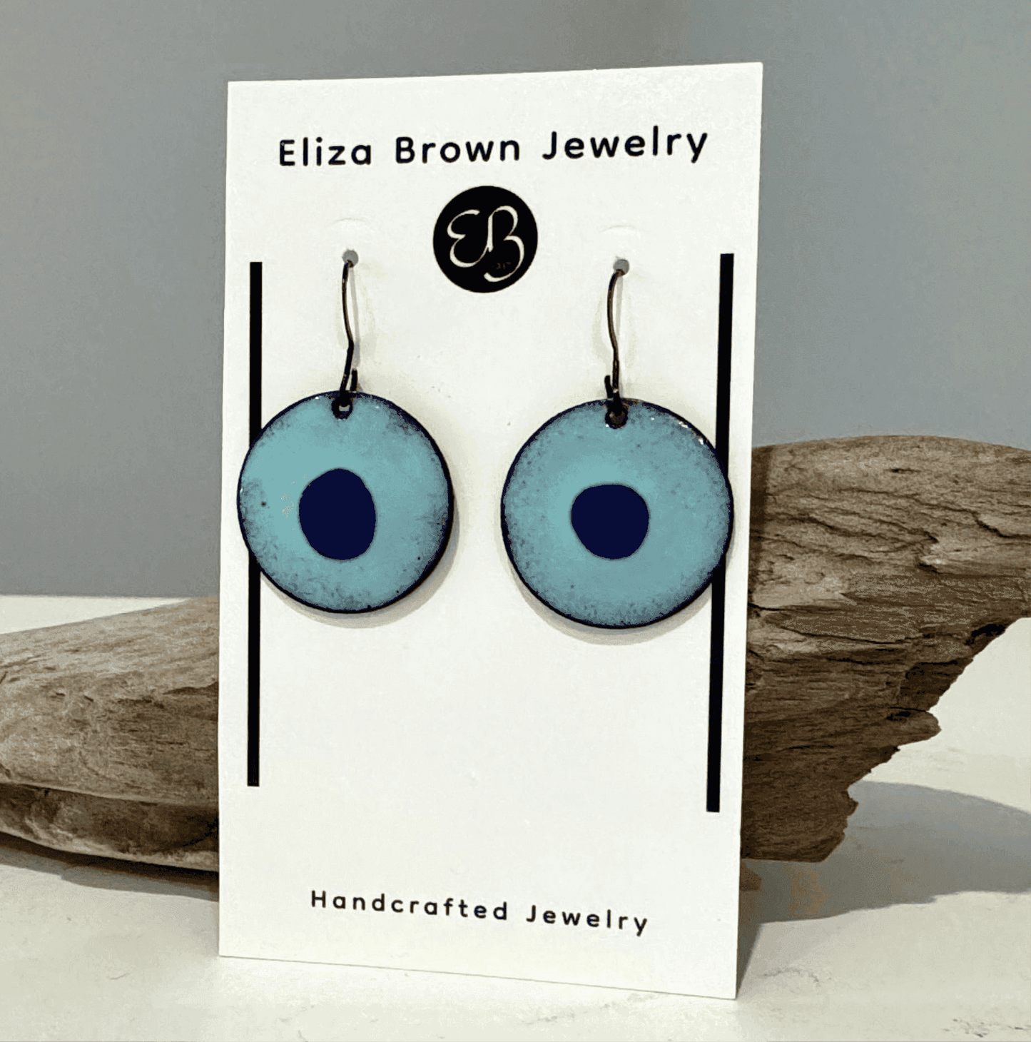Enamel Dot Earrings - eliza brown jewelry