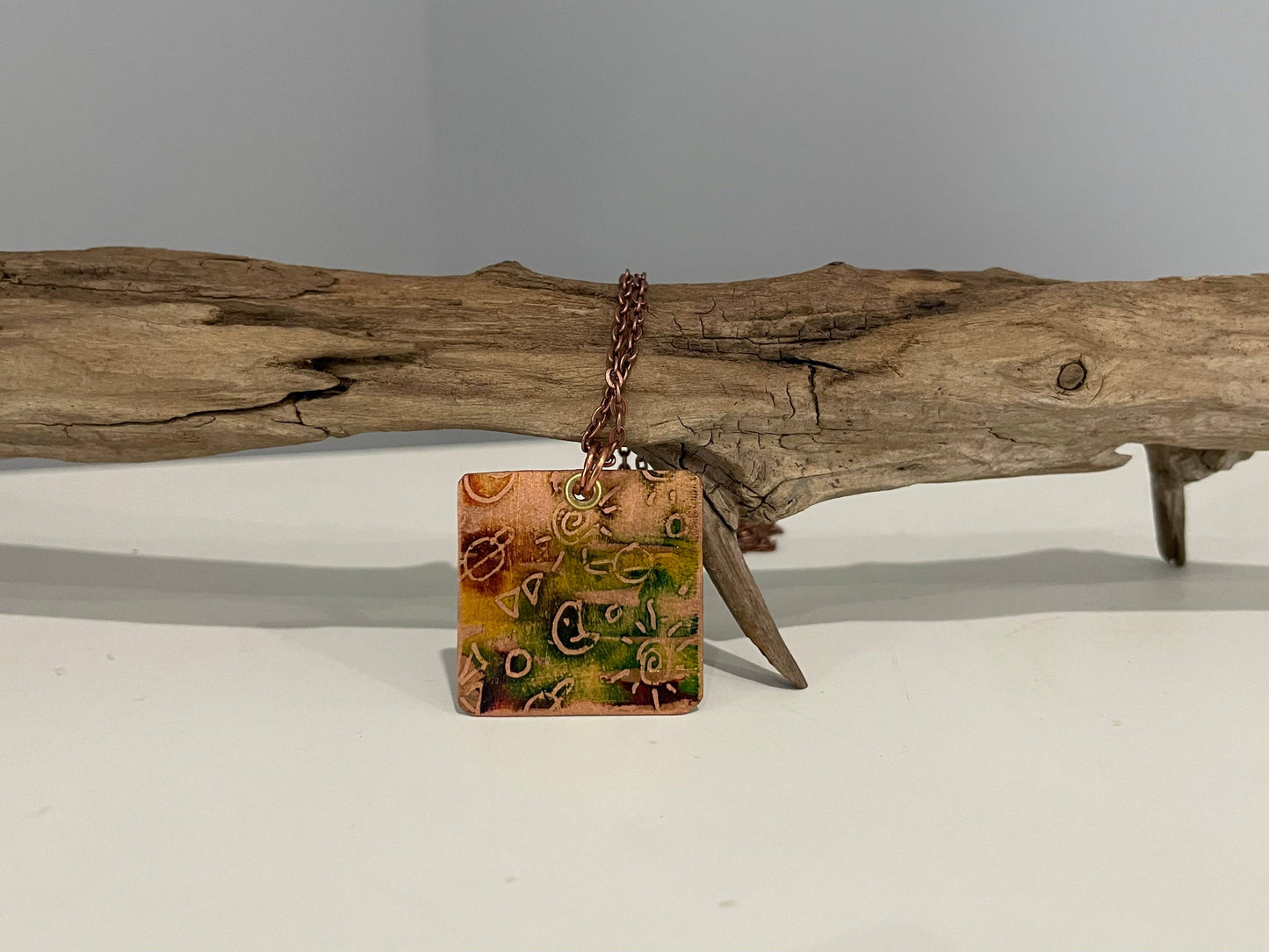 Colorful Copper Necklace