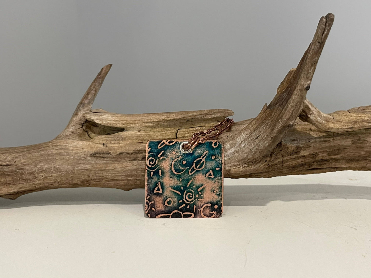 Colorful Copper Necklace