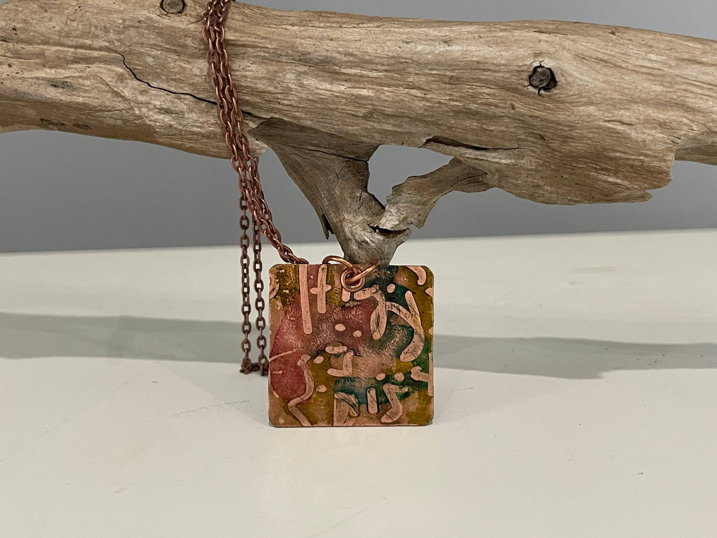 Colorful Copper Necklace