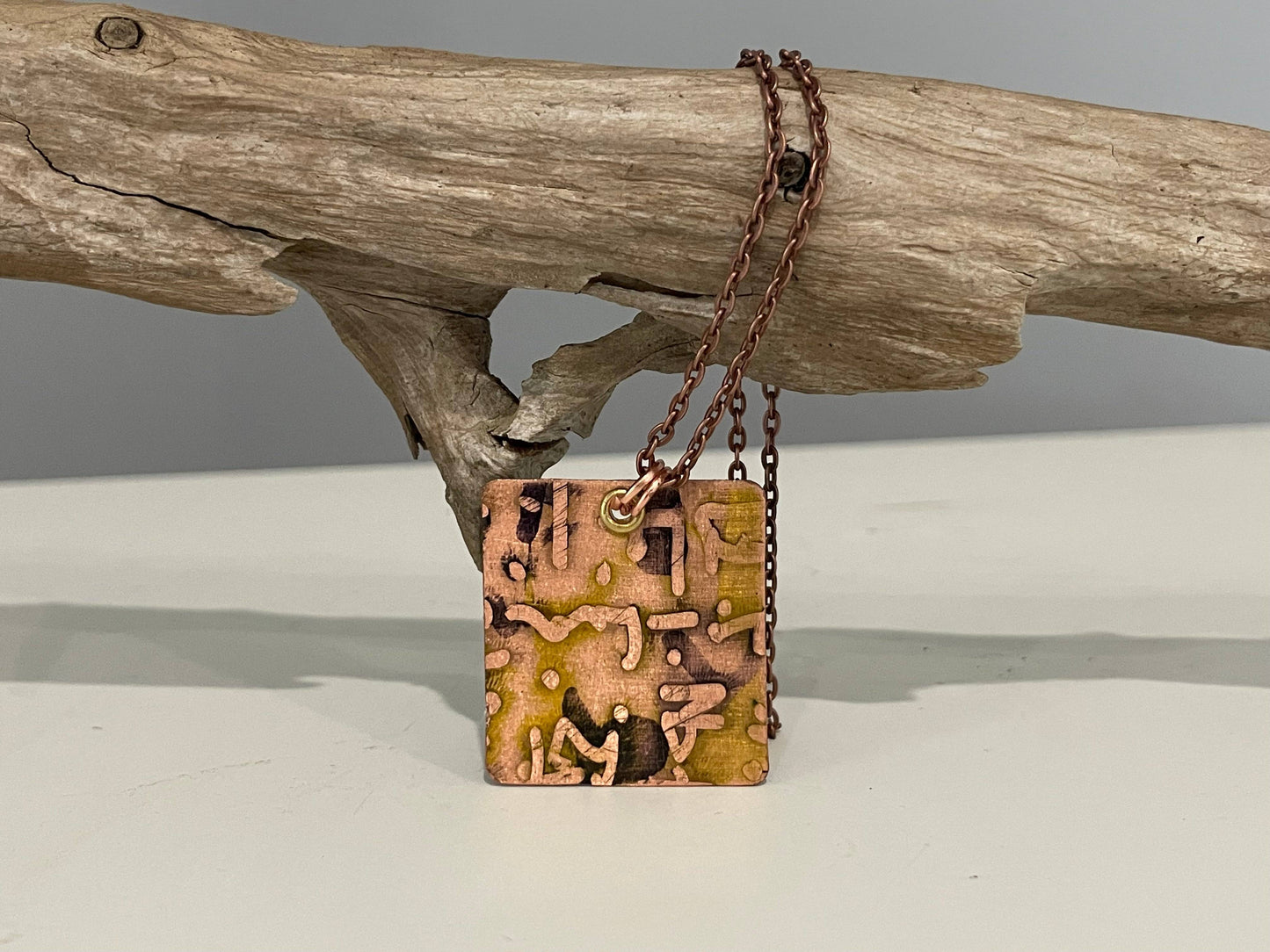 Colorful Copper Necklace
