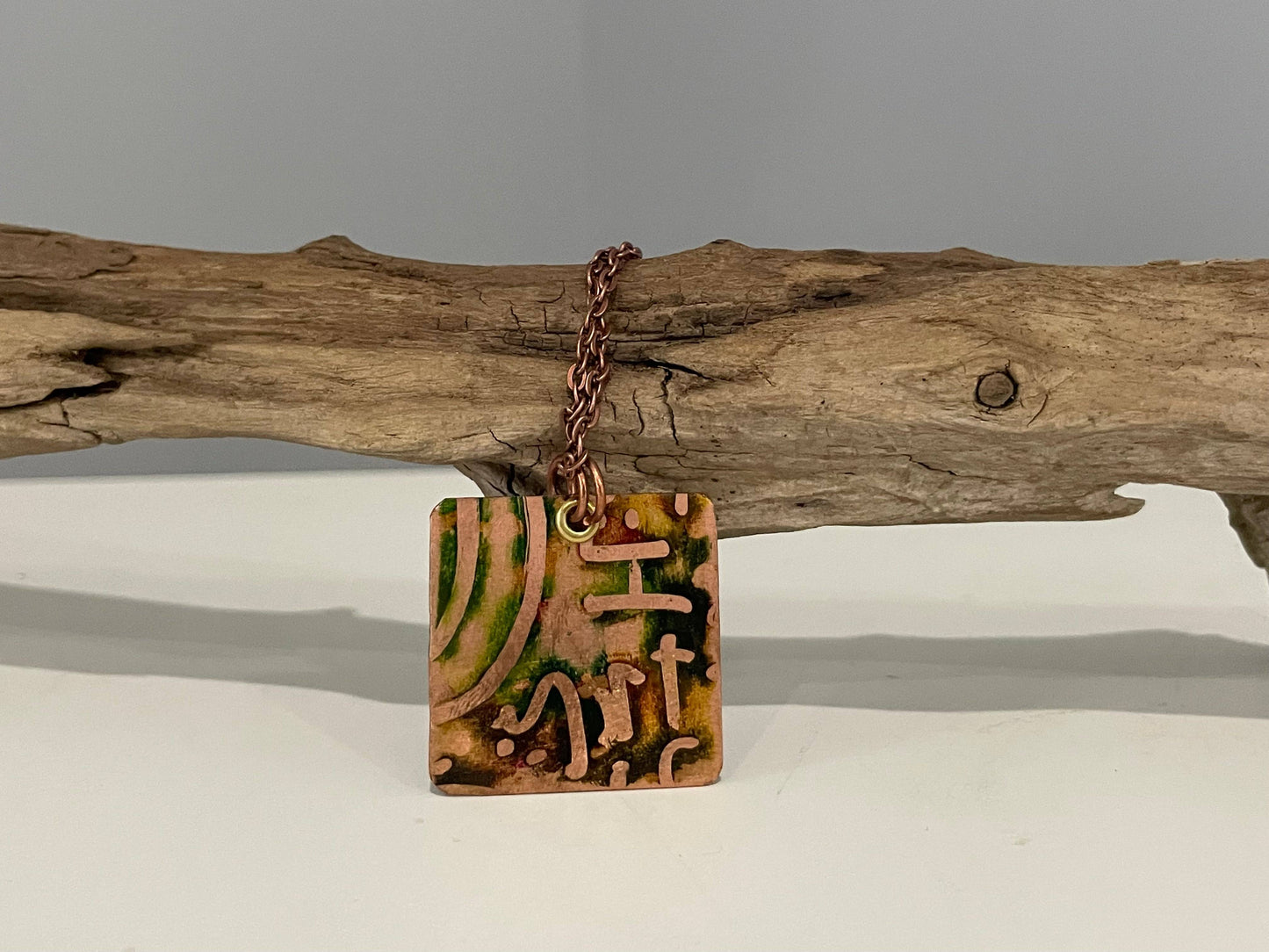 Colorful Copper Necklace