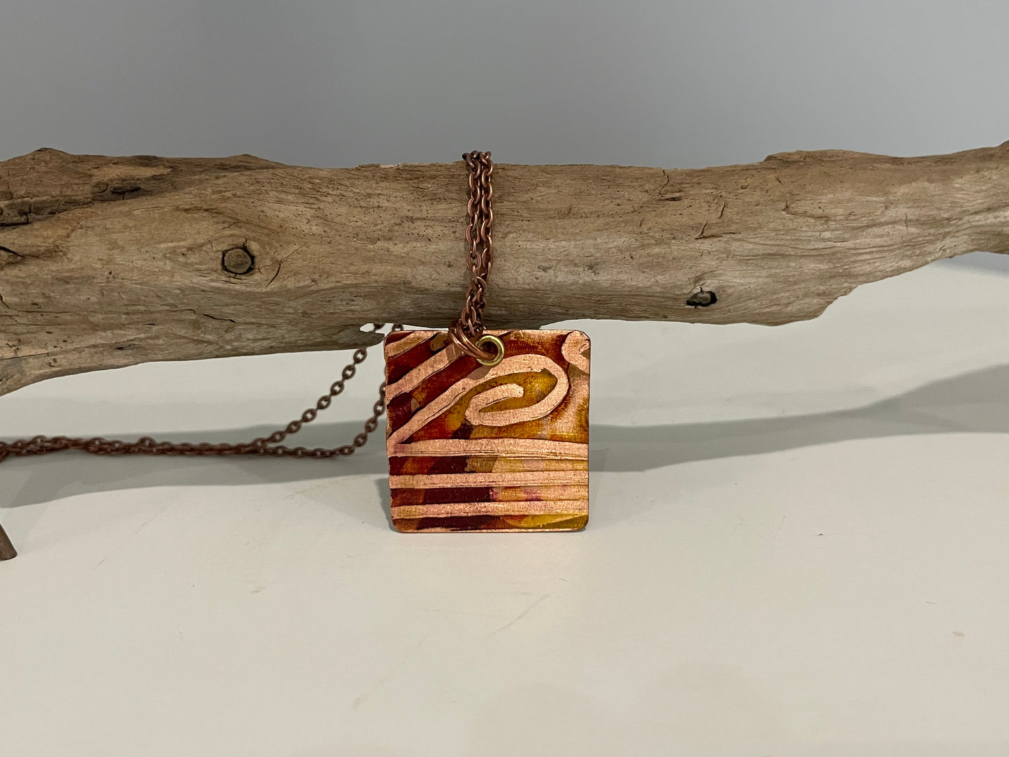 Colorful Copper Necklace