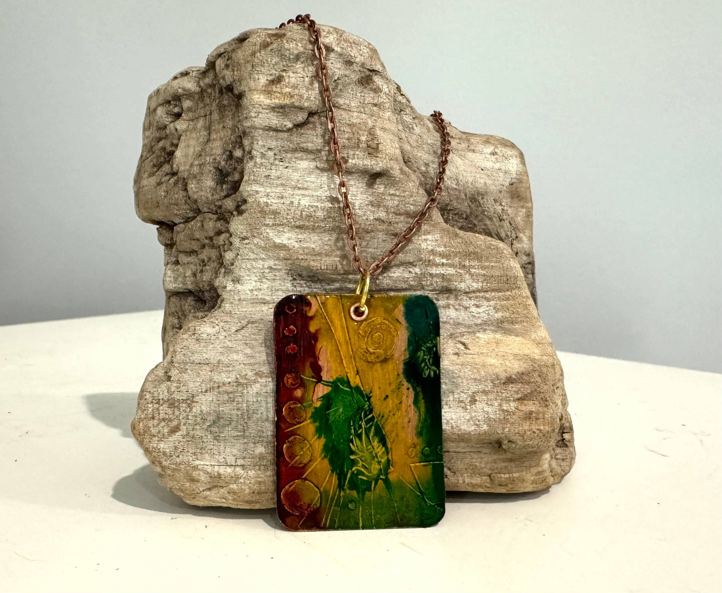 Colorful Copper Necklace