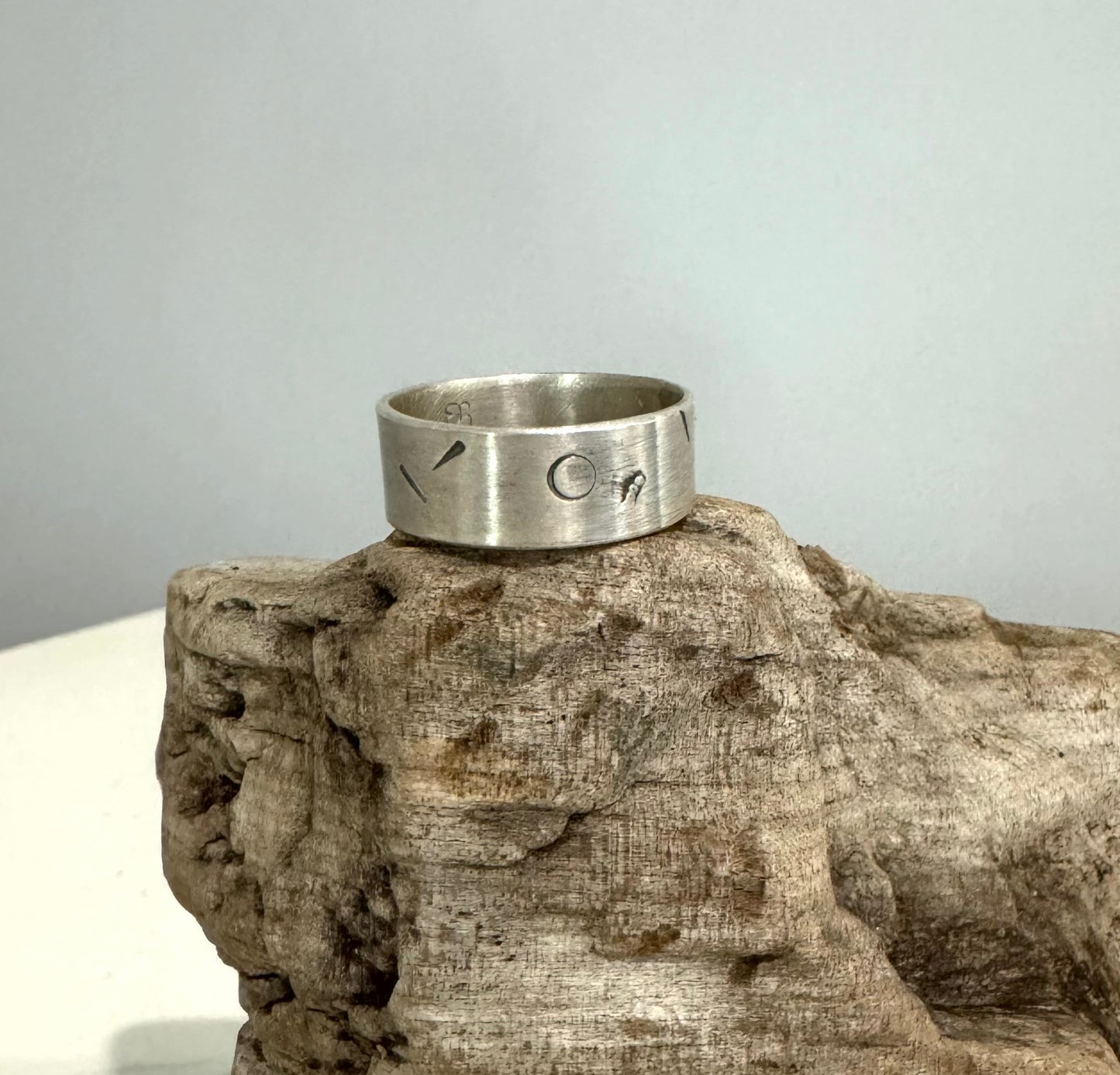 Stamped Sterling Siver Ring Size 11.5
